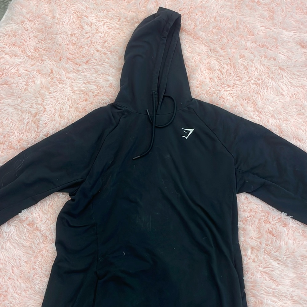 Black Men’s Gymshark hoodie/pullover Size XL